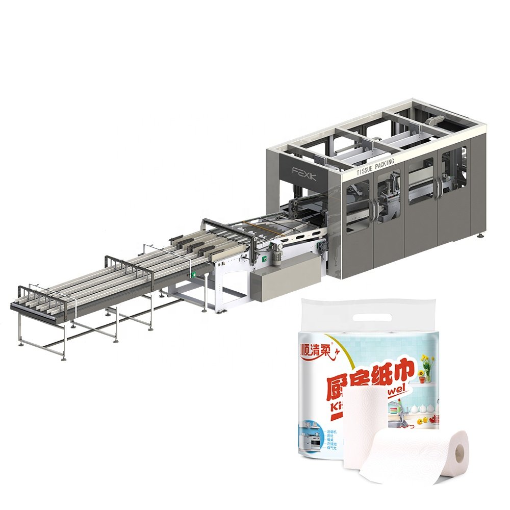 High Speed Kitchen Towel Packing Machine Toilet Paper Tissue Paper Making Machine Automatic Rewinding Machine